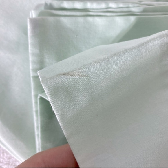 Vintage Mint Green Pillowcases x2 - Picture 4 of 9
